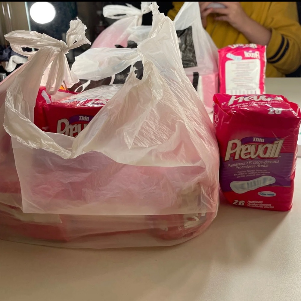 Whole bag full of panty liner pads!!